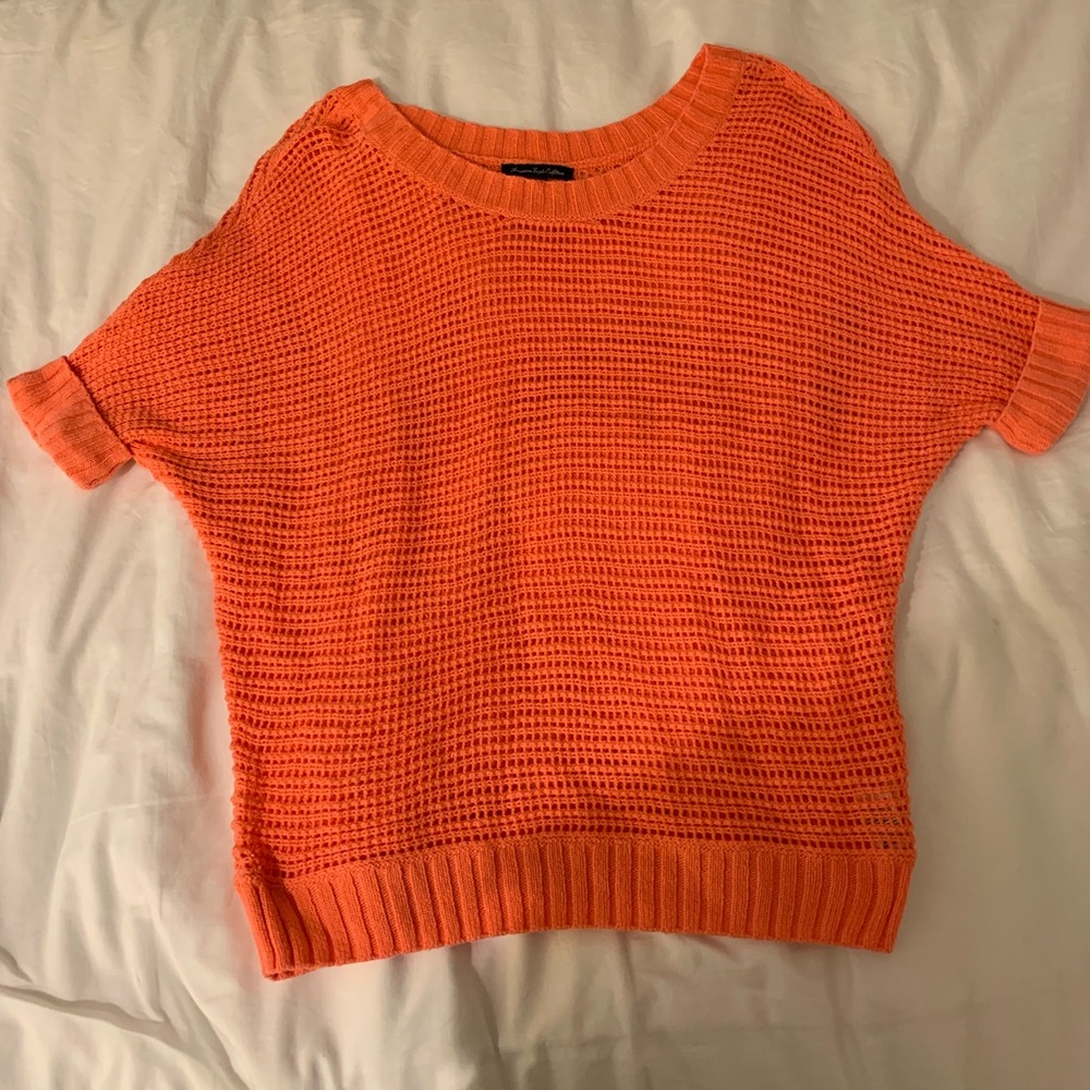 Lightweight Orange American Eagle Sweater
